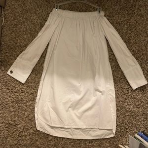 White off the shoulder dress